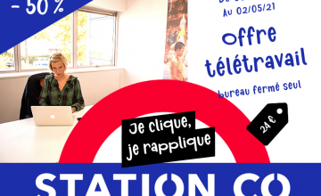 Télétravail en coworking Cesson Rennes sud