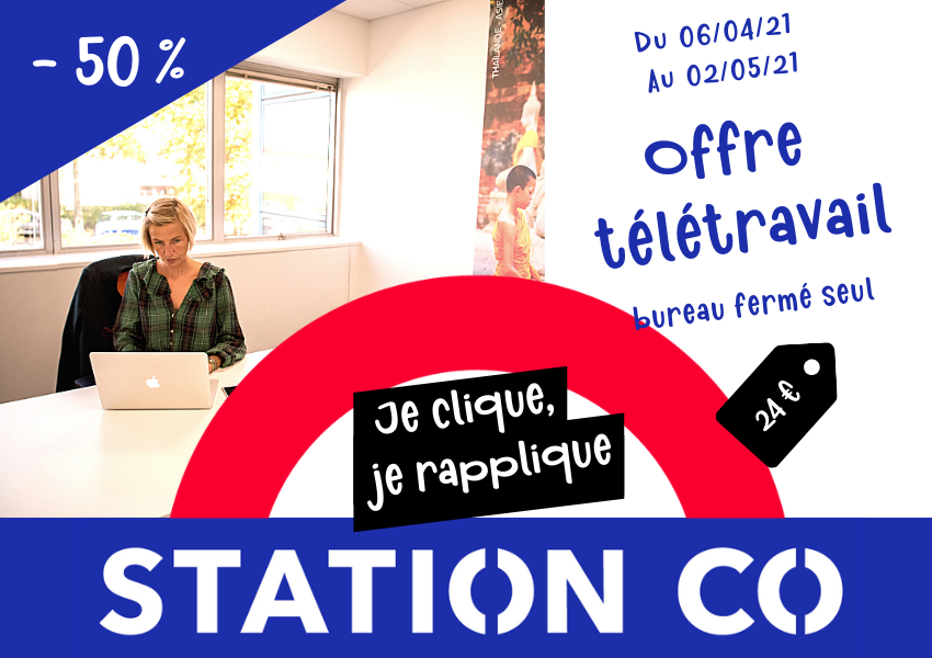 Télétravail en coworking Cesson Rennes sud